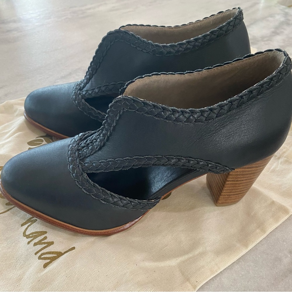 ELF (everyone living free) handmade leather booties